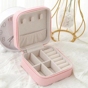 Travel Size Jewelry Box - Pink NEW